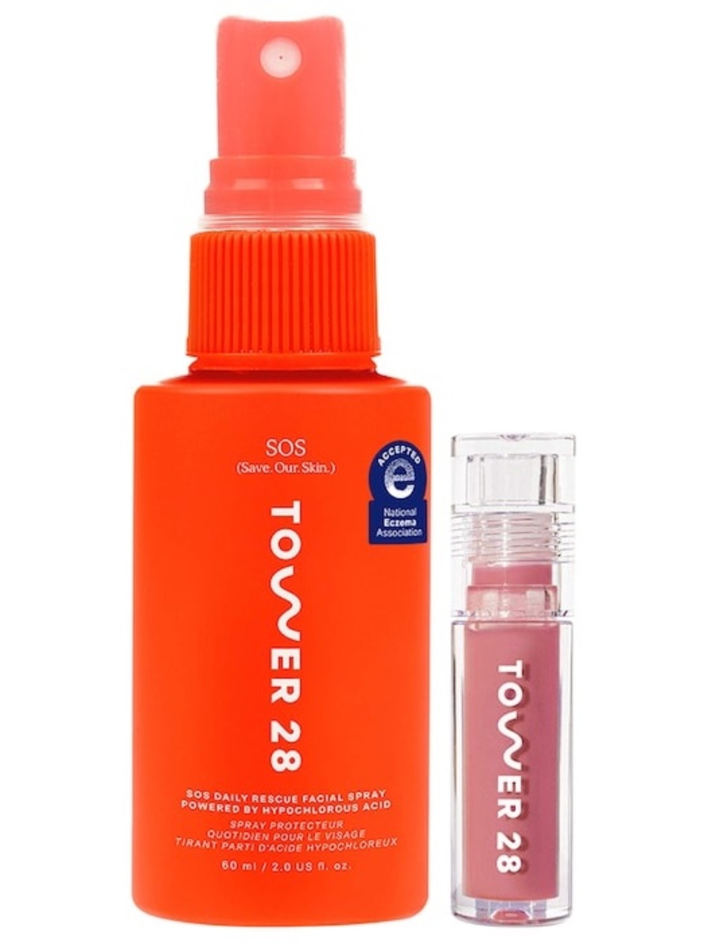 TOWER 28 SOS DAILY HYPOCHLOROUS ACID SPRAY DUO (NEW WITH TAGS)